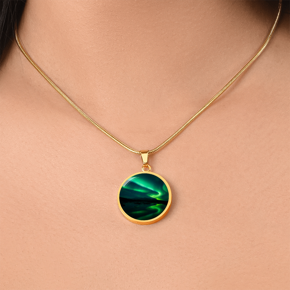 Aurora Green Northern Lights Necklace – Etsy Bestseller Design
