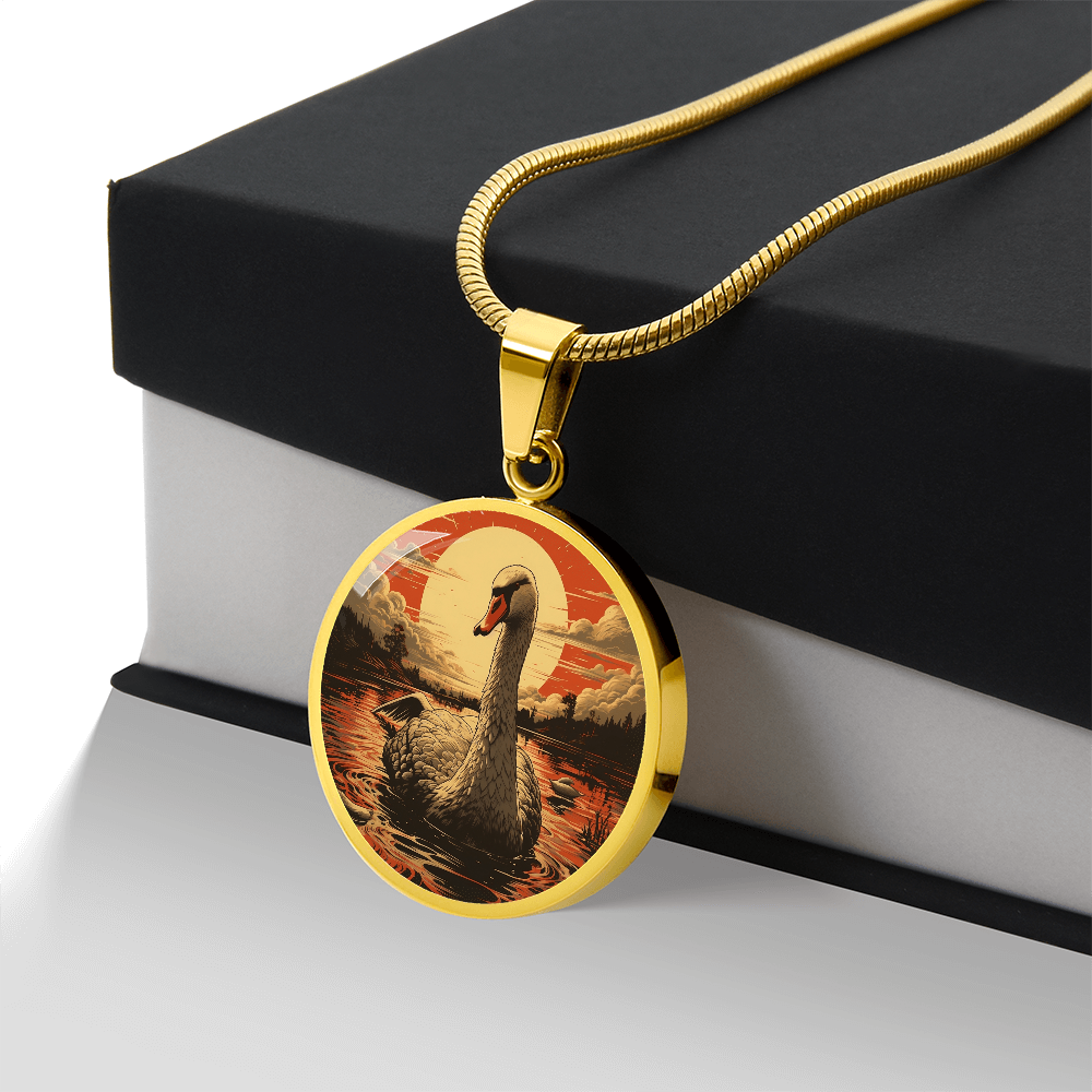 Swan Necklace – Elegant Swan Pendant & Bird Jewelry