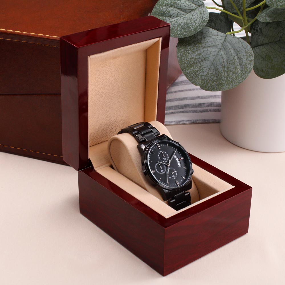 Long Distance Watch for Him – Always Yours Engraved Gift