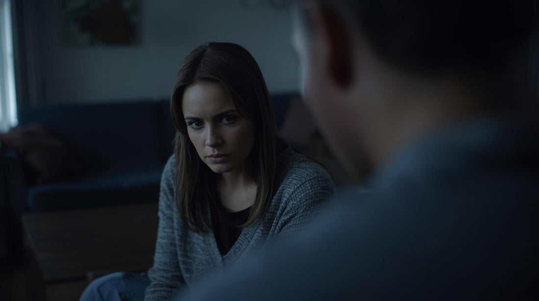 Woman noticing change in partner’s behavior