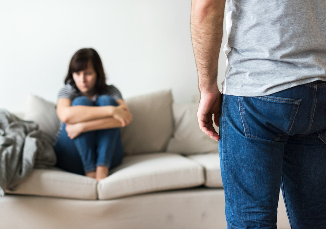 Couple experiencing emotional distance and relationship tension, representing signs of emotional over-dependence and unhealthy reliance on a partner