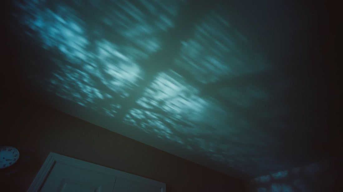 ceiling shadows symbolizing how to get someone out of your head