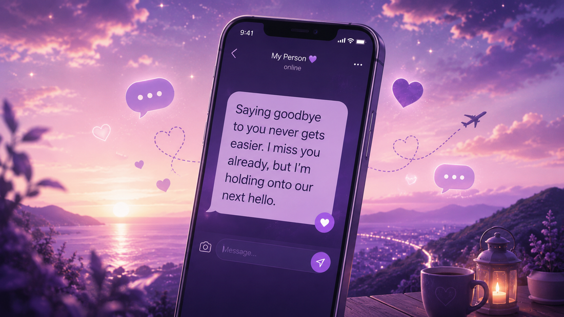 110 Goodbye Messages for Long-Distance Relationships