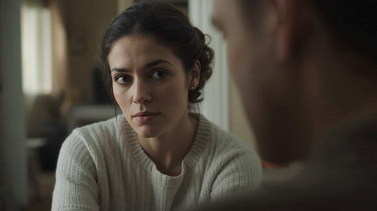 Woman caring for her partner while wondering if her effort is seen.