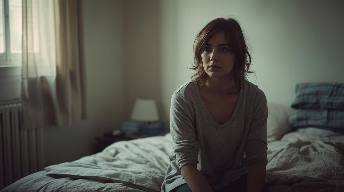 Person sitting on bed feeling displaced by an ex’s new partner