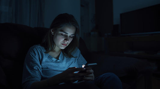 sleepless person hurting at night