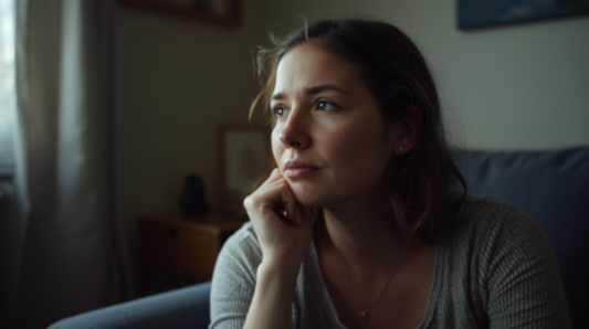 woman imagining his ex behaving better for someone new