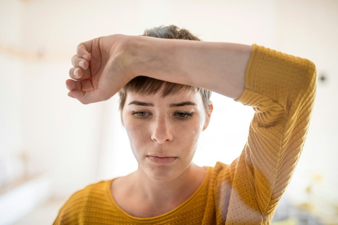 Worried woman deciding whether to stay with her boyfriend after discovering he cheated