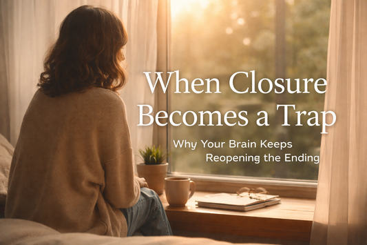 Person sitting quietly by a window in warm natural light, reflecting in a calm interior