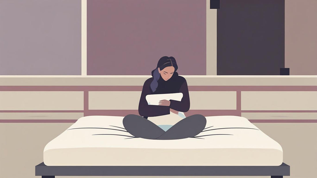 Quiet illustration image of a person alone in soft light, symbolizing the physical ache of missing an ex after a breakup.