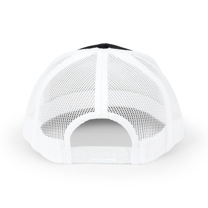 white mesh trucker hat