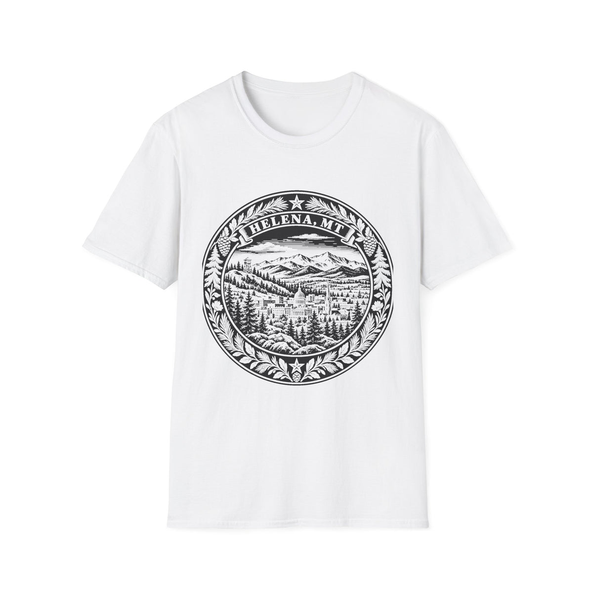 Montana Mountain T-Shirt – Helena MT Vintage Graphic Tee