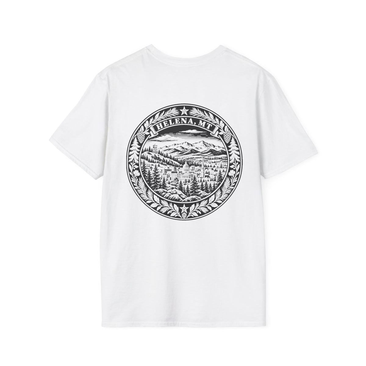 Montana Mountain T-Shirt – Helena MT Vintage Graphic Tee