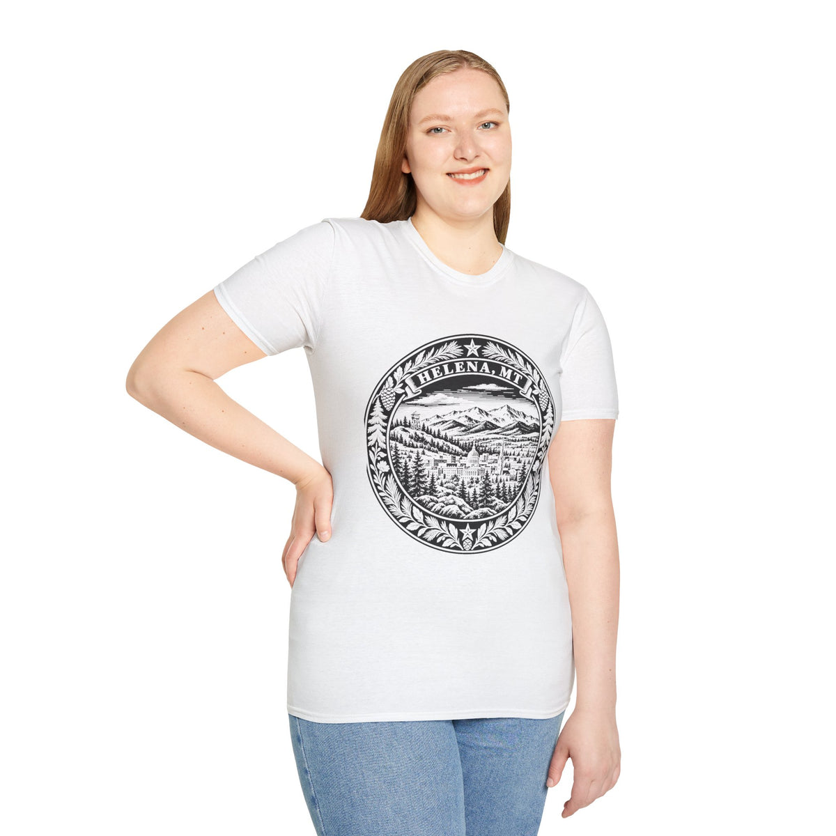Montana Mountain T-Shirt – Helena MT Vintage Graphic Tee