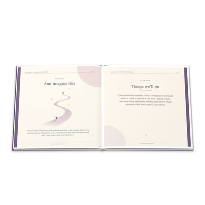 Open This When You Miss Me Hardcover Photo Book