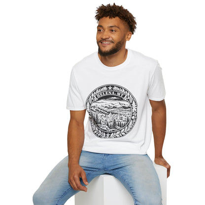 Montana Mountain T-Shirt – Helena MT Vintage Graphic Tee