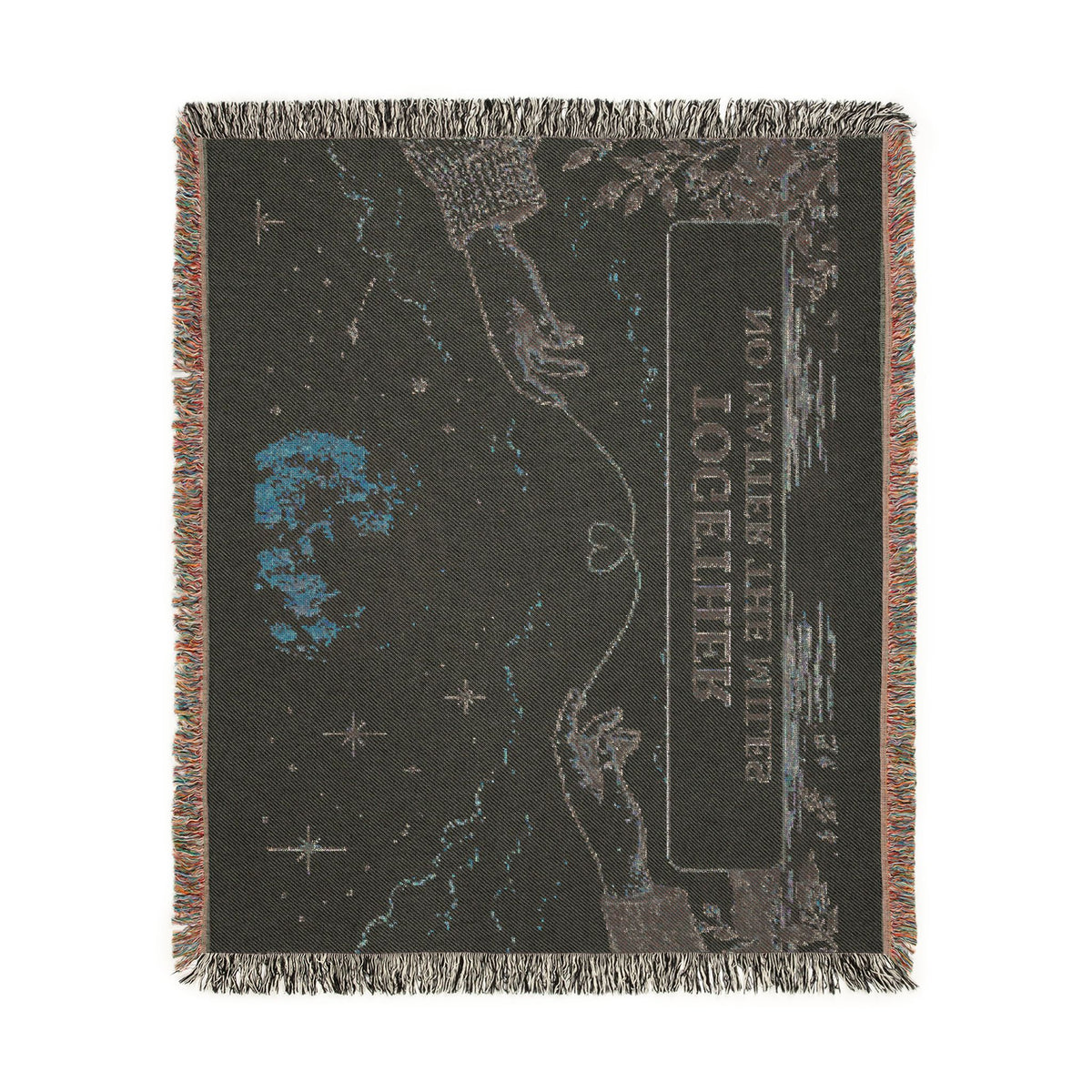 Together No Matter the Miles – Woven Cotton Blanket