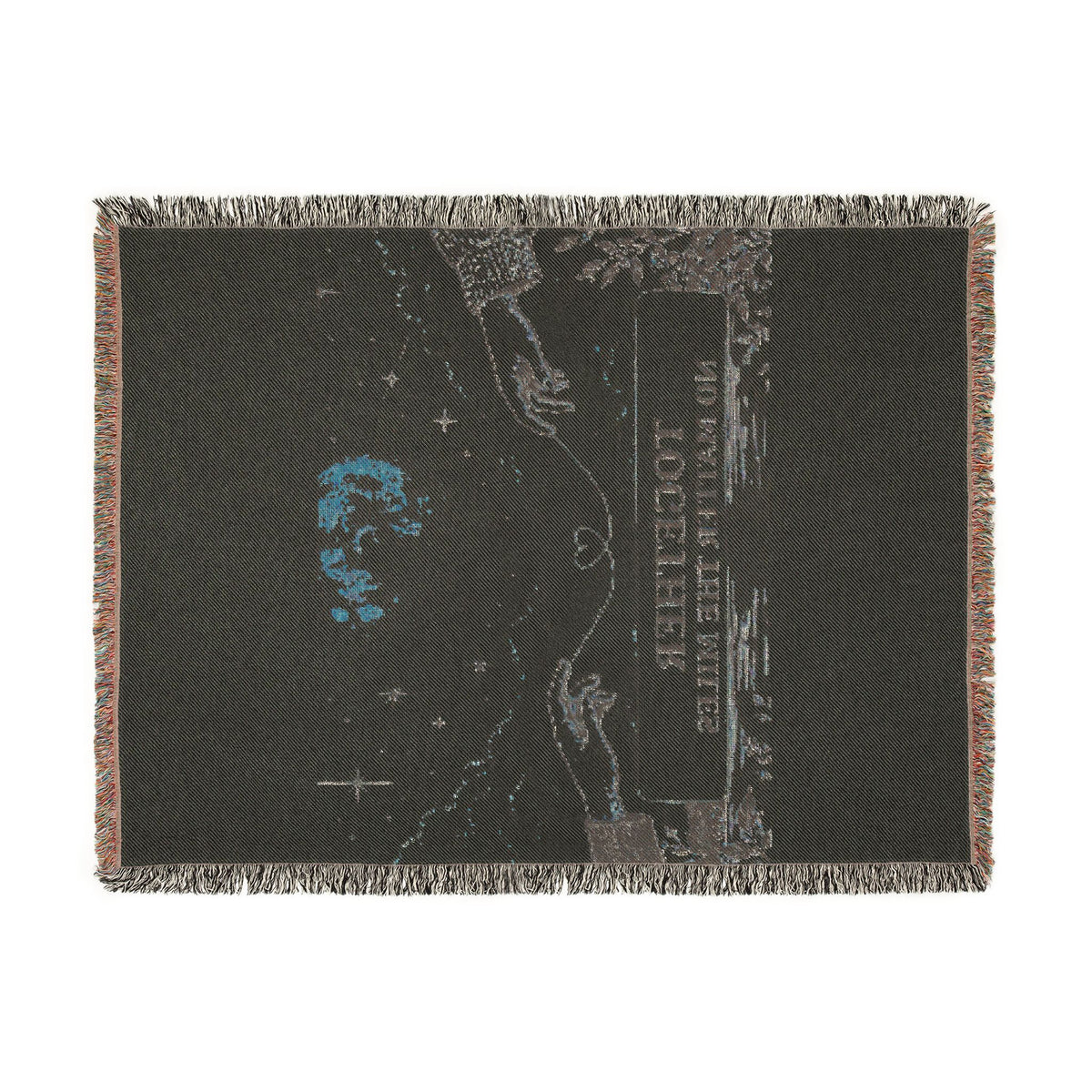 Together No Matter the Miles – Woven Cotton Blanket