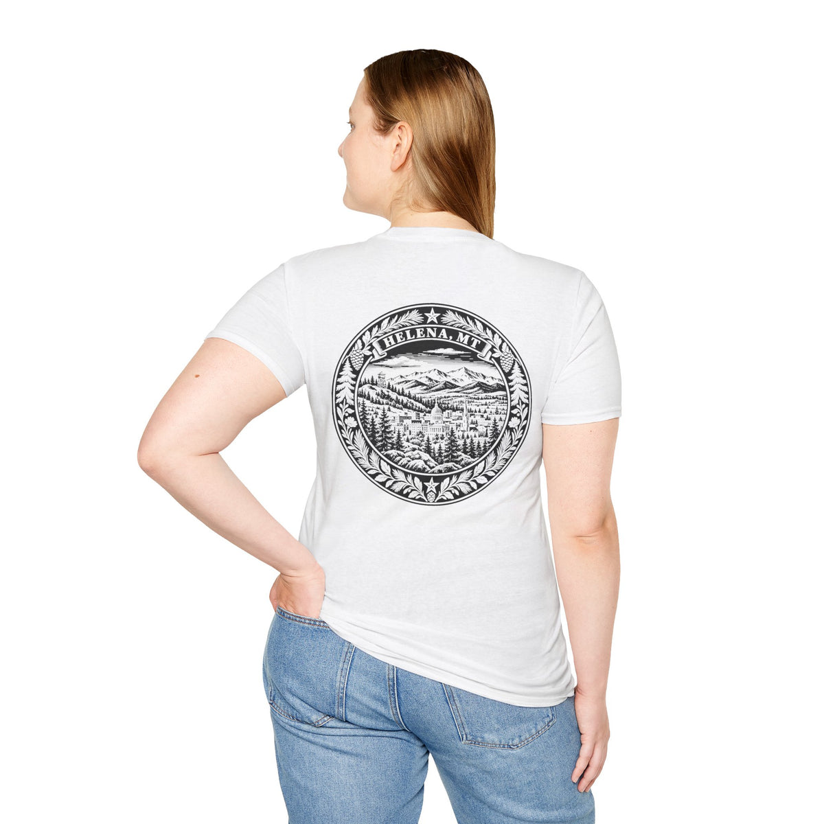 Montana Mountain T-Shirt – Helena MT Vintage Graphic Tee