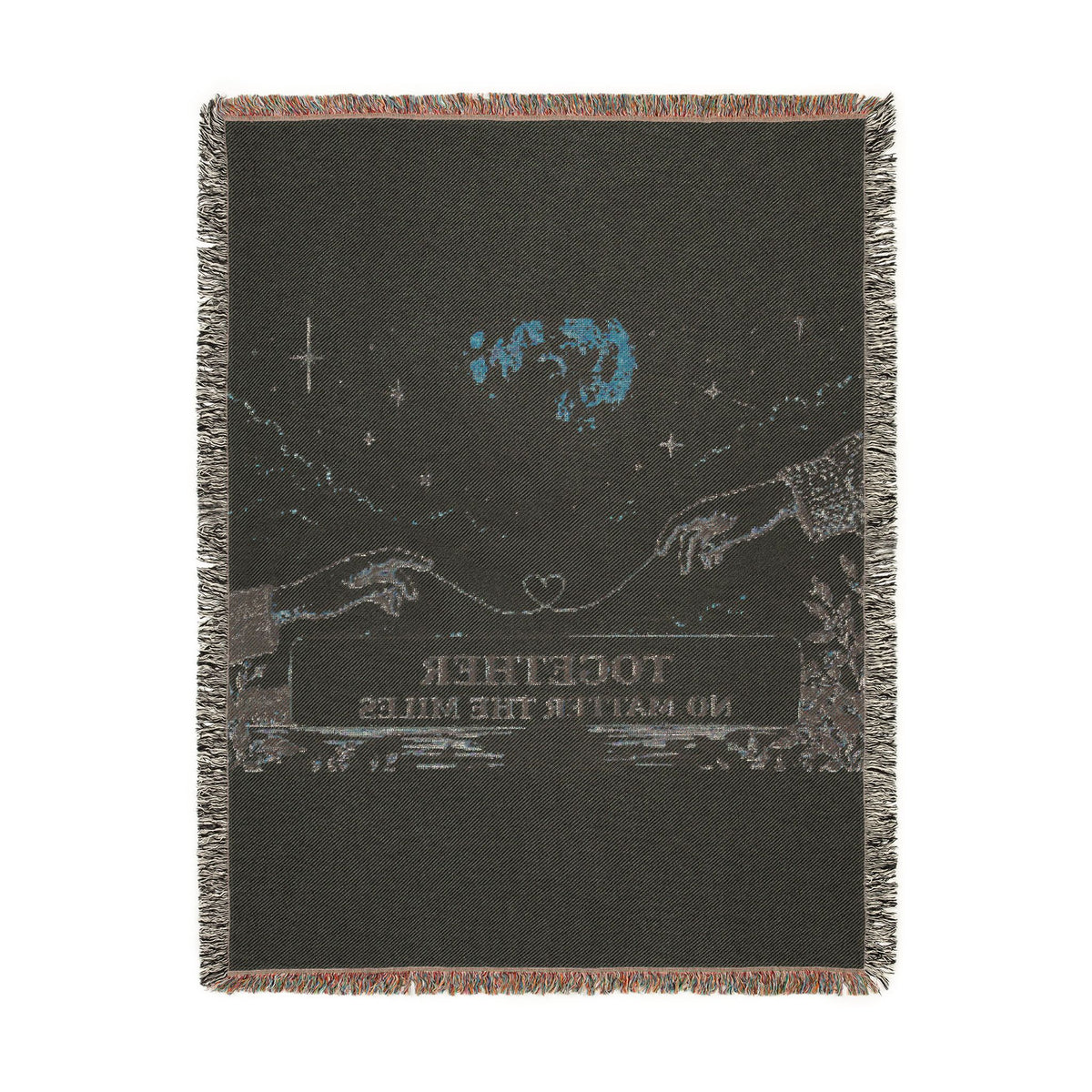 Together No Matter the Miles – Woven Cotton Blanket