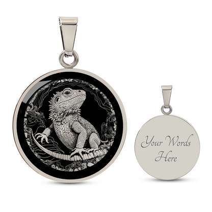 Bearded Dragon Necklace – Reptile & Lizard Pendant Jewelry