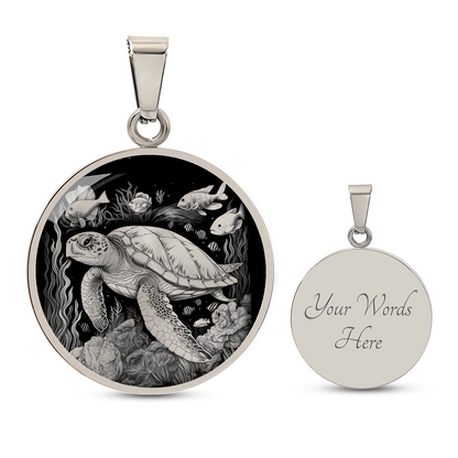 Sea Turtle Necklace – Ocean-Inspired Turtle Pendant Jewelry