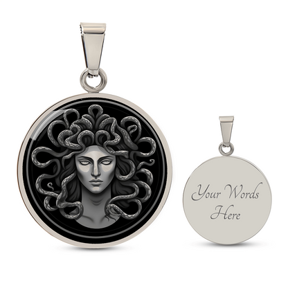 Medusa Necklace – Greek Mythology Serpent Pendant