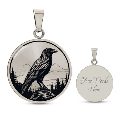 Raven Necklace – Gothic Crow & Raven Pendant Jewelry