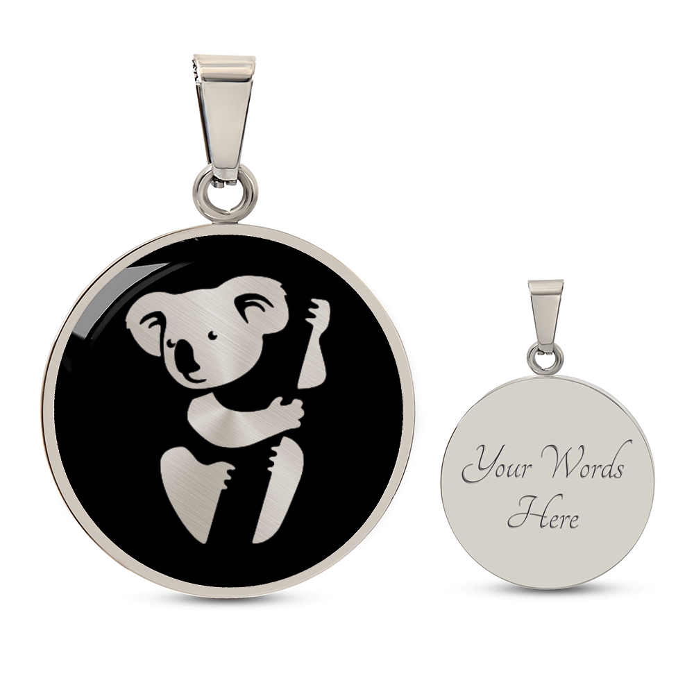 Koala Necklace – Cute Australian Wildlife Pendant Jewelry