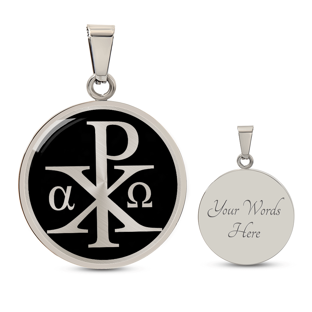 Chi Rho Necklace – Early Christian Symbol Pendant