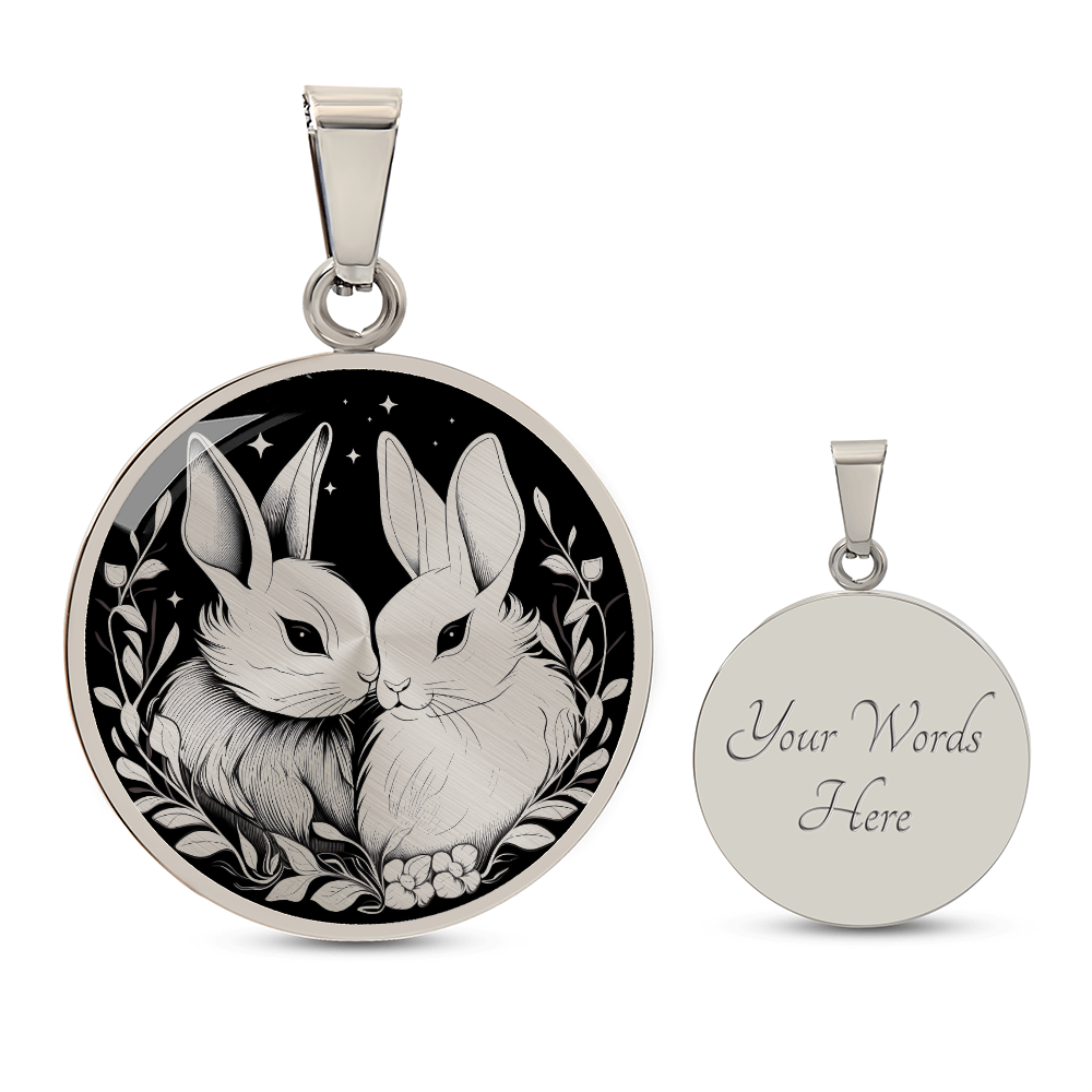Bunny Necklace – Cute Rabbit Pendant & Woodland Jewelry