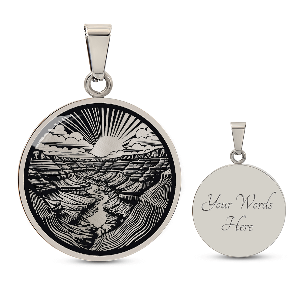 Grand Canyon Necklace – National Park Landscape Pendant