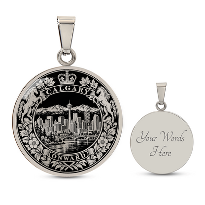Calgary Skyline Necklace – Alberta Heritage Pendant