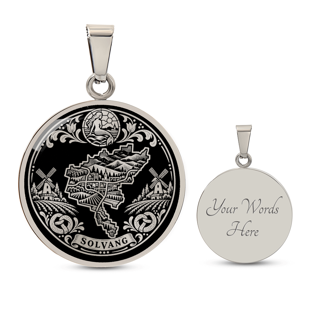 Solvang California Necklace – Danish Village Pendant