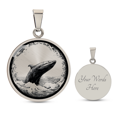 Breaching Whale Necklace – Ocean Wildlife Pendant