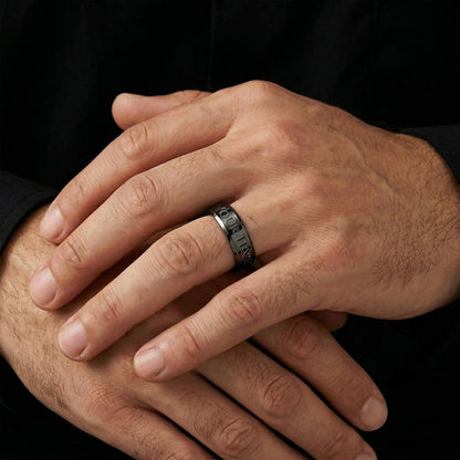 Personalized engraved ring