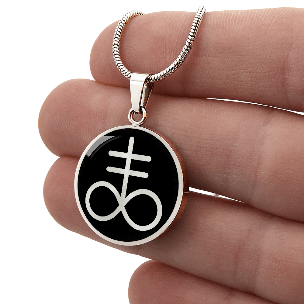 Brimstone Necklace – Leviathan Cross Symbol Pendant