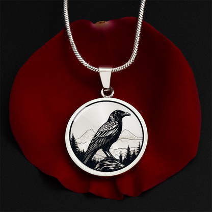 Raven Necklace – Gothic Crow & Raven Pendant Jewelry