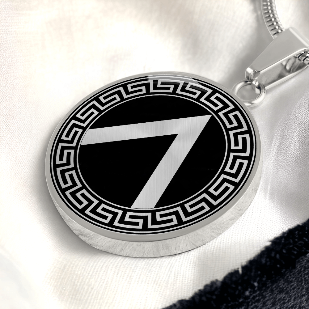 Spartan Shield Necklace – Ancient Greek Warrior Pendant