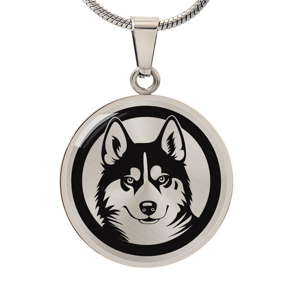 Husky Necklace – Siberian Husky Pendant for Dog Lovers