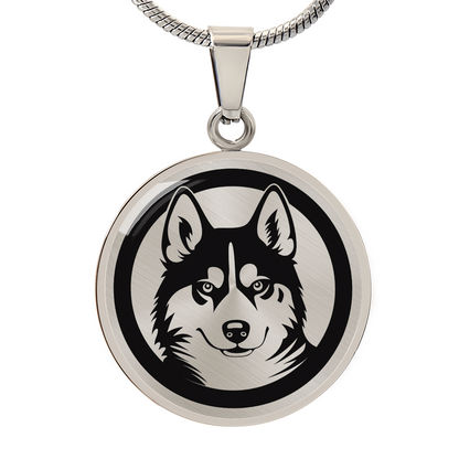 Husky Necklace – Siberian Husky Pendant for Dog Lovers