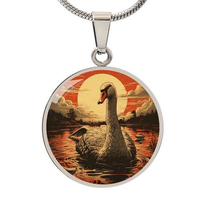 Swan Necklace – Elegant Swan Pendant & Bird Jewelry