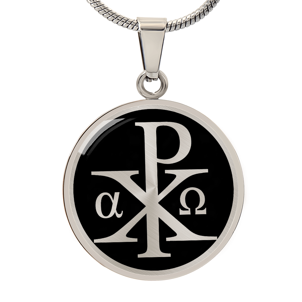 Chi Rho Necklace – Early Christian Symbol Pendant