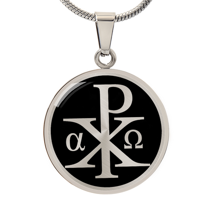 Chi Rho Necklace – Early Christian Symbol Pendant