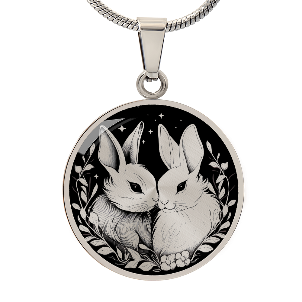 Bunny Necklace – Cute Rabbit Pendant & Woodland Jewelry