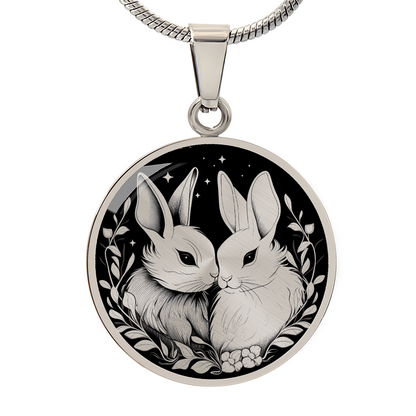 Bunny Necklace – Cute Rabbit Pendant & Woodland Jewelry