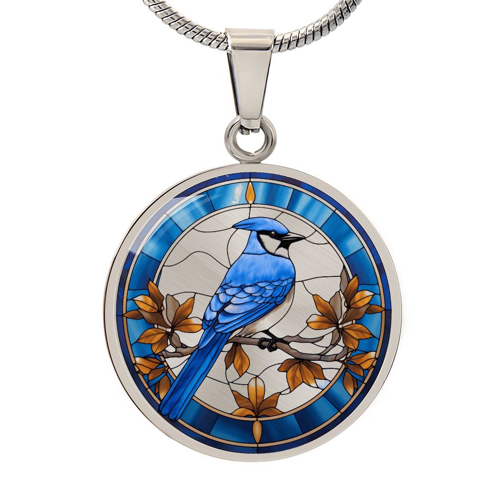 Blue Jay Necklace – Beautiful Bird Pendant Jewelry