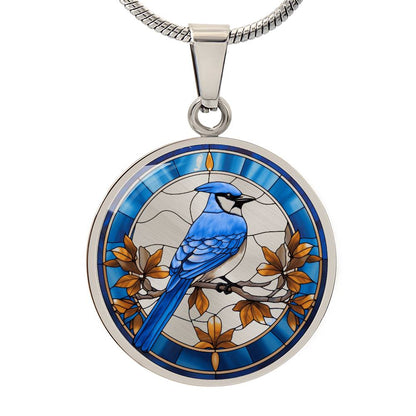 Blue Jay Necklace – Beautiful Bird Pendant Jewelry