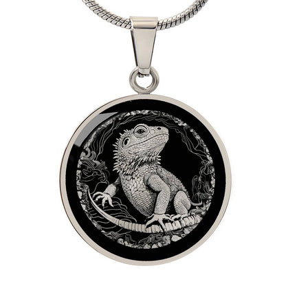 Bearded Dragon Necklace – Reptile & Lizard Pendant Jewelry