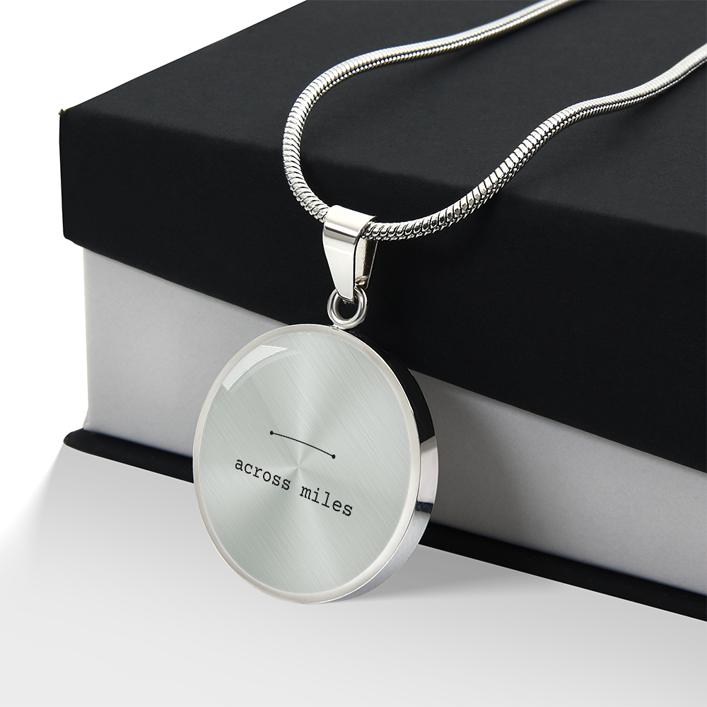 Across Miles Necklace – A Quiet Reminder When Distance Feels Heavy